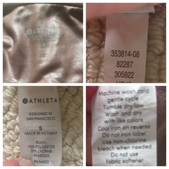 Athleta Cinnamon Mauve Elation Shimmer Tight In Powervita-S - Picture 5 of 15